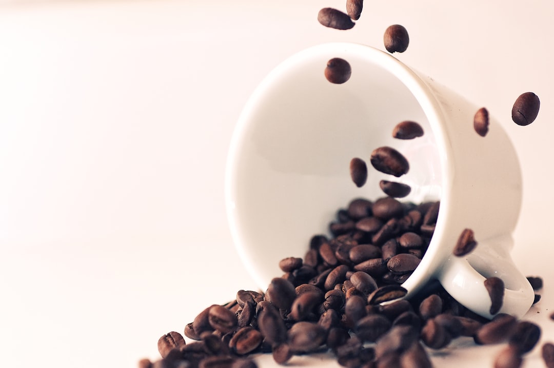 Brain's neural network processing touch sensation under caffeine influence, showing enhanced or altered perception.